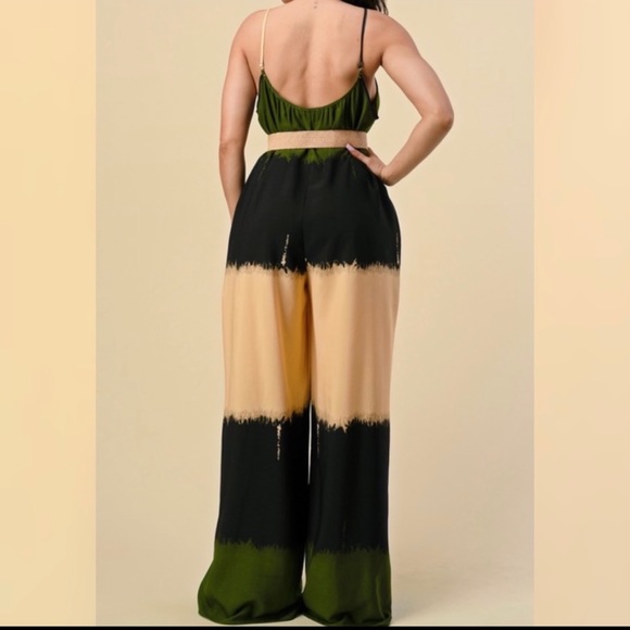 Oversized Tie Dye Wide Leg Jumpsuit Size S - Picture 5 of 13